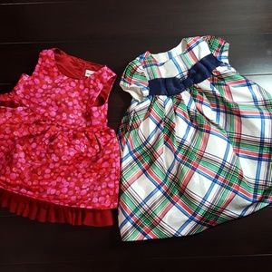 Lot of 2 Girls Dresses 3-6M Gymboree + Cat & Jack